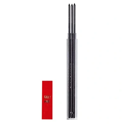 Imagen de Caran d&#039;Ache 6077.451 Technograph Minas de grafito para bolígrafo fijo, dureza B, longitud: 12 cm, diámetro: 2 mm, estuche, 3 unidades