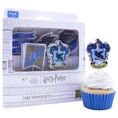 Imagen de PME Harry Potter Toppers para Pasteles, Set de 15, Ravenclaw