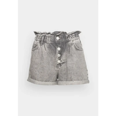 Imagen de ONLY Onlcuba Life Paperbag Dnm Pantalones Cortos Noos, Grey Denim, XS para Mujer