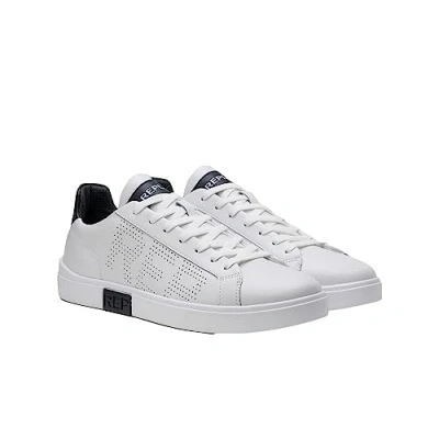 Imagen de Replay Polys Studio Zapatillas, Hombre, Talla: 43, White/black Zapatos