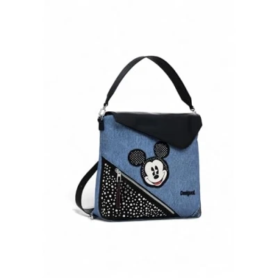 Imagen de Desigual BACK Mickey EDGE MAXI Mochila, Mujer, Talla: One Size, Denim dark blue