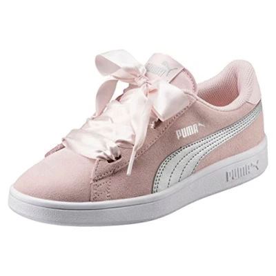 Imagen de Puma Smash V2 Ribbon Jr, Zapatillas Mujer, Rosa (Pearl Silver), 38.5 EU