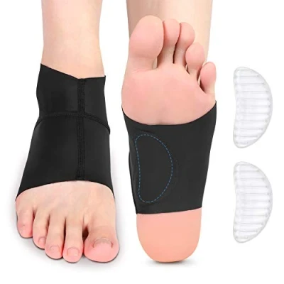 Imagen de Almoadillas para Fascitis Plantar, Soporte Pies, Almohadillas de Gel Arco, Plantillas Ortopédicas Soportes Pies Planos, Espolones del Dalón, Dolor Arco