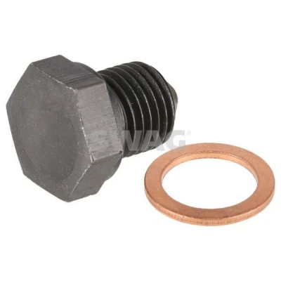 Imagen de SWAG 32 91 2281 Tapon de Cárter Acero 19 con junta anular VOLKSWAGEN: GOLF 2, 3, 1 Cabriolet, SEAT: Ibiza 4, 2