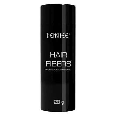 Imagen de Fibras Capilares Color Negro 28 gr Queratina Caida de Cabello Keratin Fibers Perdida Hombres y Mujeres Retoca Raices Canas Disimula al Instante Calvicie DENSITEE
