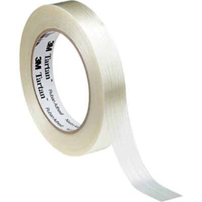Imagen de 3M 8953 Cinta de Filamentos Horizontales Uso General, 19 mm x 50 m, 48 unidades