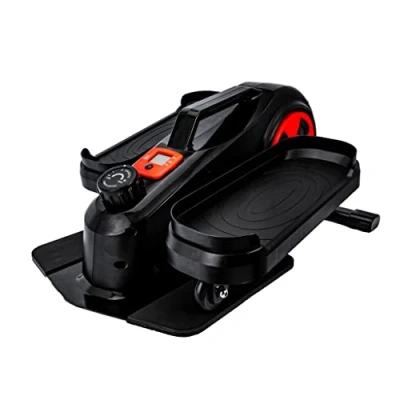 Imagen de Ultrasport Mini Entrenadora Cruzada, eficaz ejercitador piernas con ordenador entrenamiento extraíble, bicicleta estática compacta para el hogar, la oficina, personas mayores, 8 niveles de dificultad