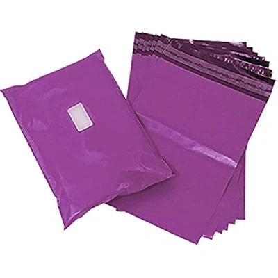 Imagen de Triplast Bolsa de plástico para envíos postales, color morado, morado 12&quot; x 16&quot;