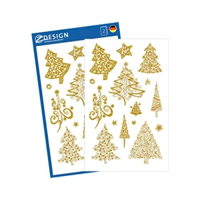 Imagen de AVERY Zweckform ZDesign Weihnachts Sticker &quot;Bäume&quot;
