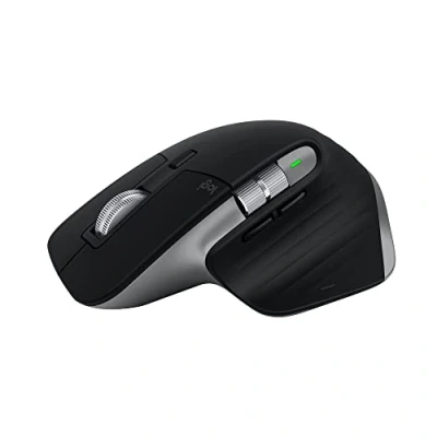 Imagen de Ratón inalámbrico Logitech MX Master 3S para Mac, Inalámbrico, 8000 ppp, Botones personalizables, 70 días de duración batería, Negro