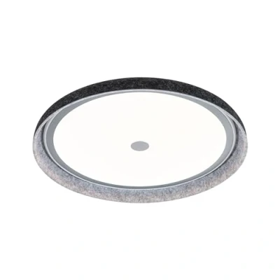 Imagen de Paulmann Lámpara de techo LED Zarina, antracita, fieltro, atenuable en 3