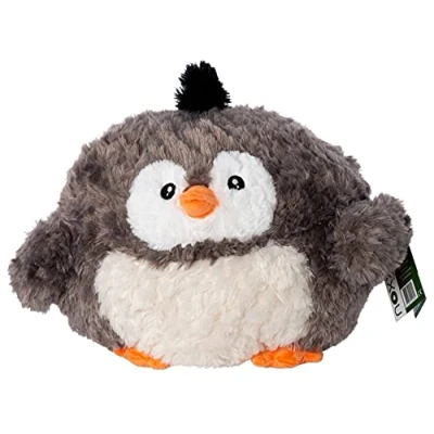 Imagen de Cozy NOXXIEZ Calentador de manos peluche para niños, peluche, almohada como cojín calor esponjoso cama, coche y hogar (pingüino)
