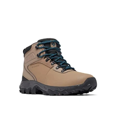 Imagen de Columbia Newton Ridge WP Omniheat II Zapatillas de senderismo, Hombre, Talla: 41, Ash brown/night wave Zapatos