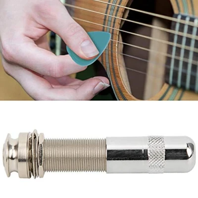 Imagen de End Pin Endpin Jack Socket Plug Guitarra Eléctrica Acústica 1/4&quot; Salida con cubierta trasera de material cobre