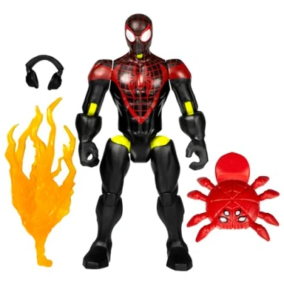 Imagen de Spider Man MixMashers Marvel, Miles Morales, Figura Mix and Match y Accesorios