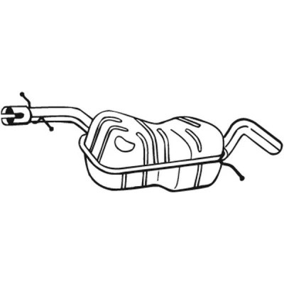 Imagen de BOSAL 220 013 Silenciador Intermedio