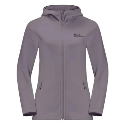 Imagen de Jack Wolfskin Baiselberg Hooded FZ W Chaqueta, Flores Silvestres, M para Mujer