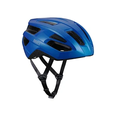 Imagen de BBB Cycling Casco ligero de bicicleta Unisex con Certificación CE, visera desmontable y protección adicional. Color Azul Brillante Modelo Kite 2.0 BHE 29B Talla L (58 61 cm)