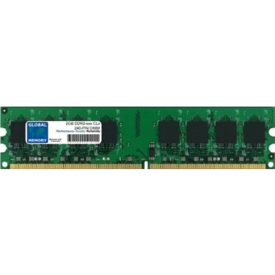 Imagen de GLOBAL MEMORY 2GB DDR2 533/667/800MHz 240 PIN DIMM Memoria RAM para Ordenadores DE SOBREMESA/Placas Base