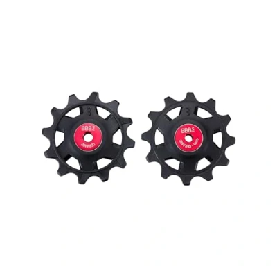 Imagen de BBB Ruedas de polea cerámica 12T SR para Ciclismo, compatibles con SRAM, Grupos 12 velocidades, Alto Rendimiento, Jockey desviador duraderas y