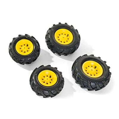 Imagen de RollyToys neumáticos para vehículos de pedales (compatible con tractores rollyTrac, accesorio infantiles, repuesto) 409860