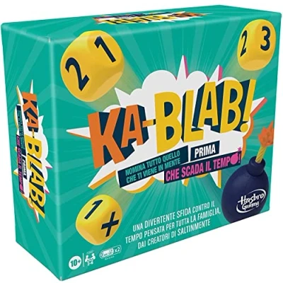 Imagen de Hasbro Gaming Ka Blab, Juego de sociedad para familias y niños a partir 10 años, Multicolor