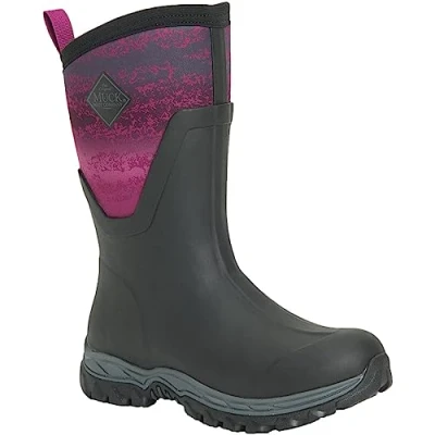 Imagen de Muck Boots Arctic Sport II Mid, Botas de Lluvia Mujer, Negro Magenta, 38.5 EU