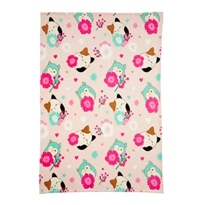 Imagen de Franco Squishmallow&#039;s CAM Bedding Manta súper Suave de Micro Raschel, 46 x 60 Pulgadas, (Producto Oficial Squishmallow)