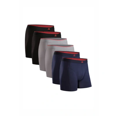 Imagen de Danish Endurance 6 PACK Ultrasoft Culotte, Hombre, Talla: 3XL, Multicolor black/grey/navy blue