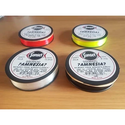 Imagen de Monofilamento Sunset «Amnesia» sin memoria, 6,80 kg, color verde