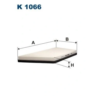 Imagen de FILTRON K 1066 Filtro de habitáculo partículas 343, 248 168 31 PEUGEOT: 206 Hatchback, SW, 206+ Hatchback