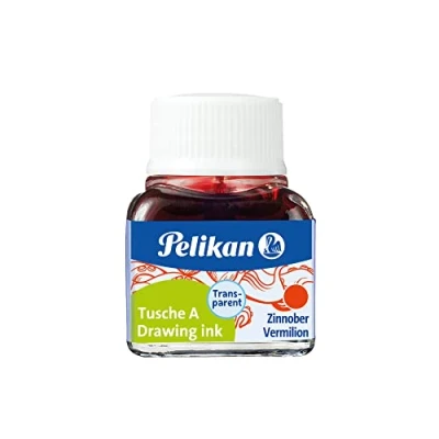 Imagen de Tinta china pelikan bermellon bote de 10 ml