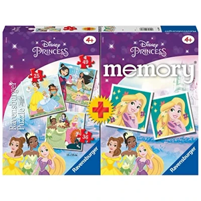 Imagen de Ravensburger Multipack Princess, Puzzle y Juego para Niños, Edad Recomendada 4+, 20864 7
