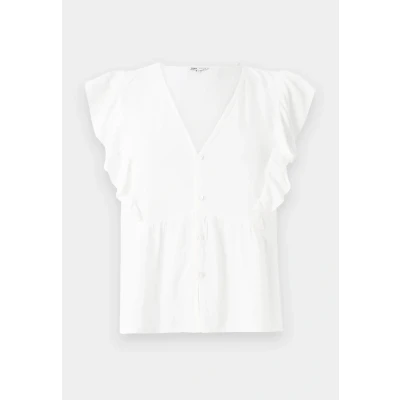 Imagen de ONLY Onlrian Flonce Blusa, Mujer, Talla: XS, Cloud dancer