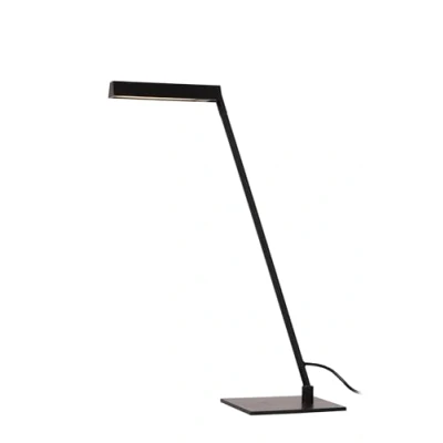 Imagen de Lucide Lámpara de mesa LED Lavale, negra, atenuable, altura 42 cm