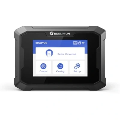 Imagen de SCULPFUN Pantalla táctil TS1, terminal de operación grabado fuera línea para S9 S10 S30 iCube máquina láser serie, conexión WiFi, función corte en tiempo real,
