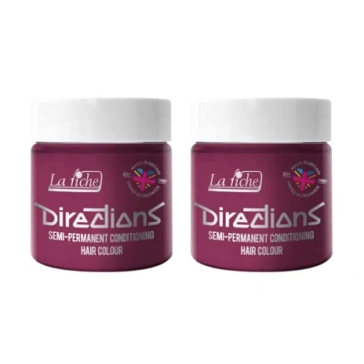 Imagen de 2 x La Riche Directions Semi Permanent Hair Color Bote de 100 ml (Cerise)