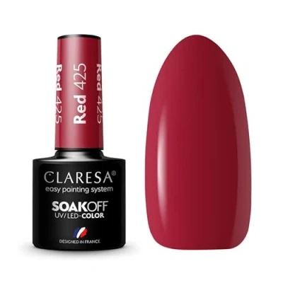 Imagen de 425 Red Esmalte de uñas UV (5 ml) Claresa