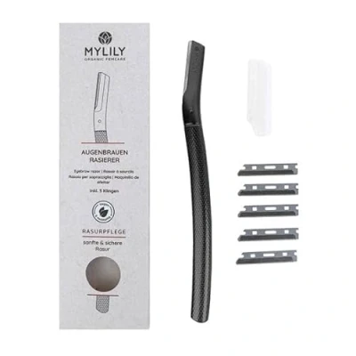 Imagen de MYLILY maquinilla de afeitar cejas negra metálica facial para mujer Dermaplaning Face Razor Woman Cuchillo