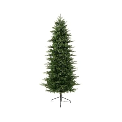 Imagen de Kaemingk E+N Árbol de Navidad Grandis Fir Slim Verde, Altura: 210 cm, 1768 Puntas, Mezcla Polietileno y PVC, diámetro máx. 100 Soporte Metal
