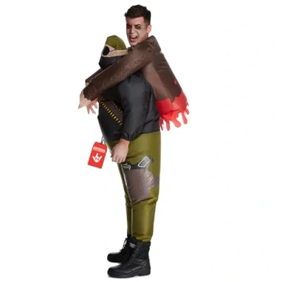 Imagen de Morph Disfraz Inflable Zombie Adulto, Hombre, Traje Zombies Halloween, Zombi, Halloween Adulto Talla Unica