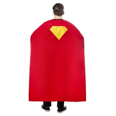 Imagen de Rubies Capa Oficial Superman Movie para adultos, Color Rojo, Unisex, Talla única, Licencia Warner Bros DC Comics Carnaval, Navidad, Cumpleaños y fiestas