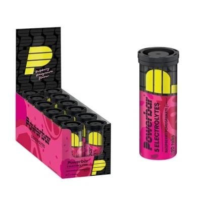 Imagen de PowerBar 5 Electrolytes Pink Grapefruit 12x10Tabs Pastillas Efervescentes con Electrolitos + 75 mg Cafeína