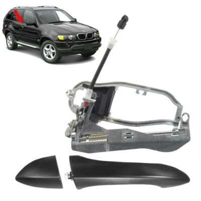Imagen de STARKIT PERFORMANCE Mecanismo completo + maneta de puerta exterior para BMW X5 E53 (1999 2006) delantero derecho (lado pasajero)