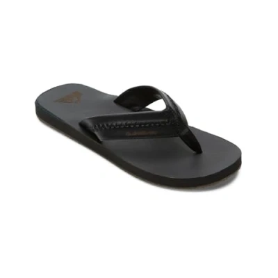 Imagen de Quiksilver Carver Sandalias de dedo, Hombre, Talla: 46, Anthracite Piel