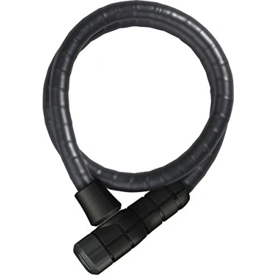 Imagen de ABUS cerradura de cable blindada Steel O Flex Microflex 6615K con soporte SCMU acero blindaje casquillos nivel seguridad 5 120 cm