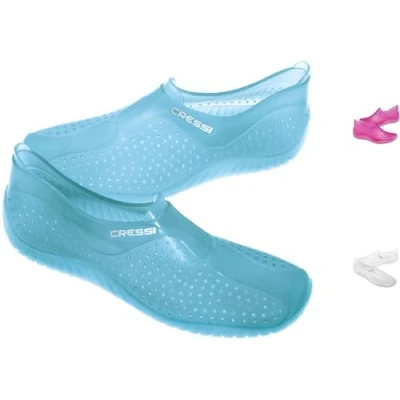 Imagen de Cressi Water Shoes Kids Escarpines para Todo Tipo de Deportes Acuáticos Juventud Unisex, Azul (Aquamarina), 27/28 EU