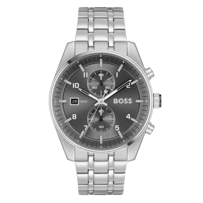 Imagen de BOSS Skytraveller Reloj silvercoloured/black, Hombre, Talla: One Size, Silver coloured/black