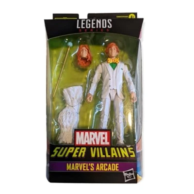 Imagen de Marvel Hasbro Legends Series Figura Coleccionable de Arcade 15 cm y 2 Accesorios