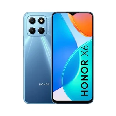 Imagen de HONOR X6 Smartphone, Telefono Móvil de 4+64GB, Soporta Memoria Externa hasta 1TB, Cámara Triple 50MP, Procesador Helio G25 8 Núcleos, Batería 5000 mAh, Pantalla 6,5&quot;, Dual SIM, Android 12, Azul